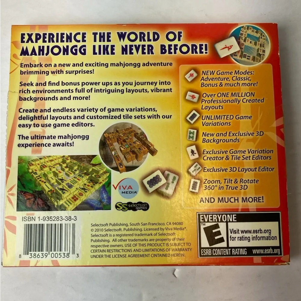 Mahjongg 94 Deluxe PC Game - Orange